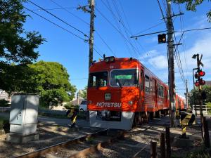 伊予鉄の郊外電車