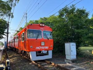 伊予鉄の郊外電車