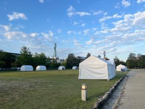 堀之内公園のイベント準備