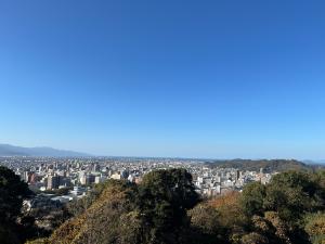 松山城本丸広場からの眺め