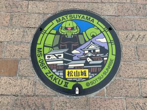 ザクのマンホールのフタ