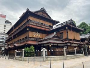 道後温泉本館のすだれ
