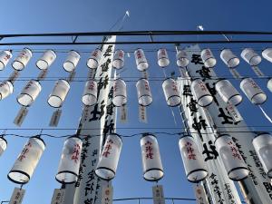 夏季大祭の幟
