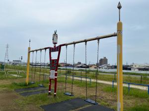 石手川公園のブランコ